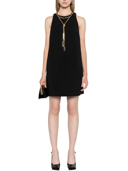 Black crepe dress ELISABETTA FRANCHI | AB67446E2.110